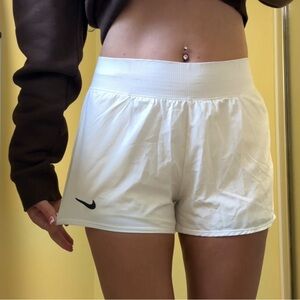 SOLD — Nike Women's White Athletic Shorts